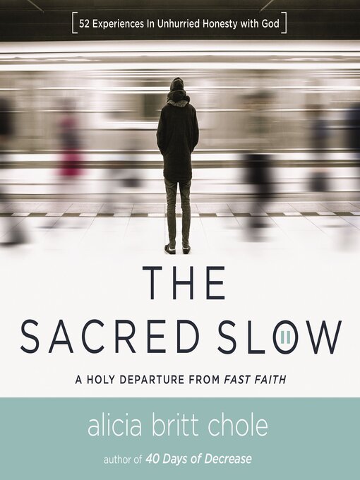 Title details for The Sacred Slow by Alicia Britt Chole - Wait list
